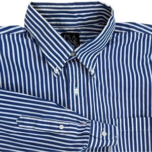 Jos. A. Bank Executive Collection Men’s Striped Button Down Shirt Size 17-35